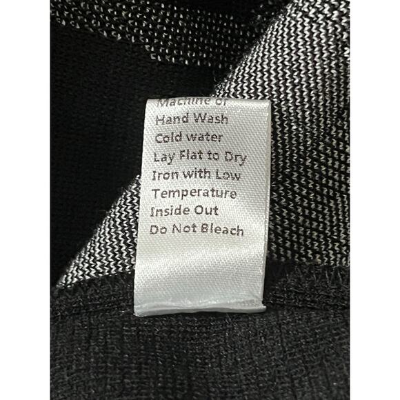 Ming Wang Dress dress Knit Three quarter sleeve black size Medium M - Picture 7 of 9